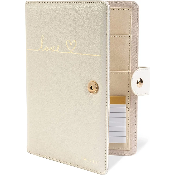 TWIVEE - Mutterpasshülle (Love) - Organizer mit Magnetverschluss - Deutscher Mutterpass - Mutter-Kind-Pass - Inkl. Notizblock und 8 Fächern – Bild 1