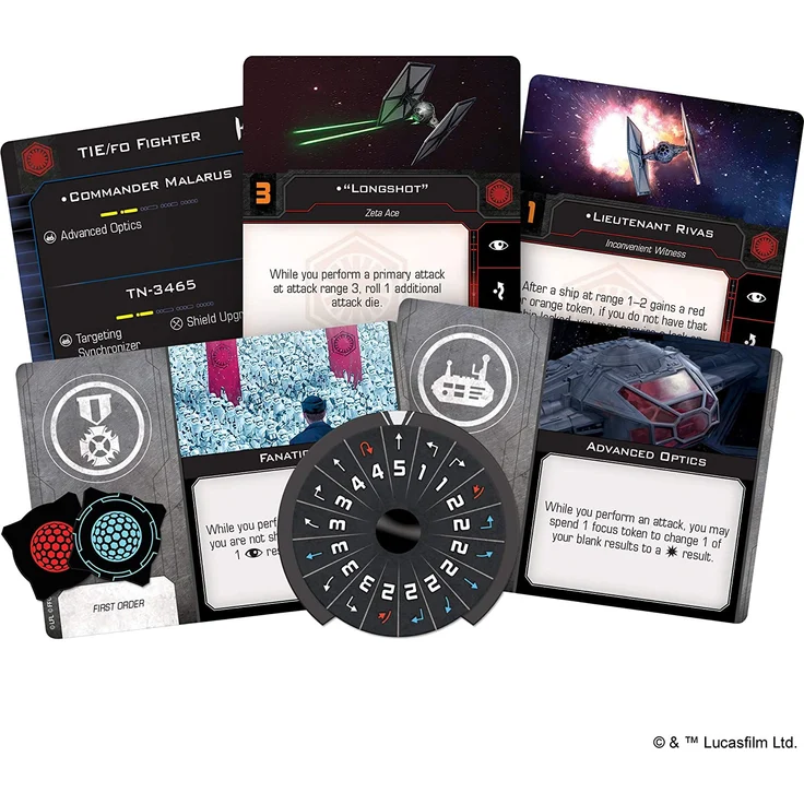 Fantasy Flight Games FFGSWZ18 Star Wars X-Wing: First Order Umrüstsatz, Mehrfarbig – Bild 5