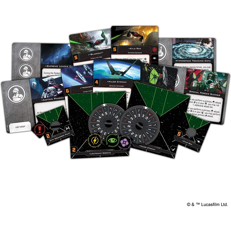 Fantasy Flight Games FFGSWZ18 Star Wars X-Wing: First Order Umrüstsatz, Mehrfarbig – Bild 4