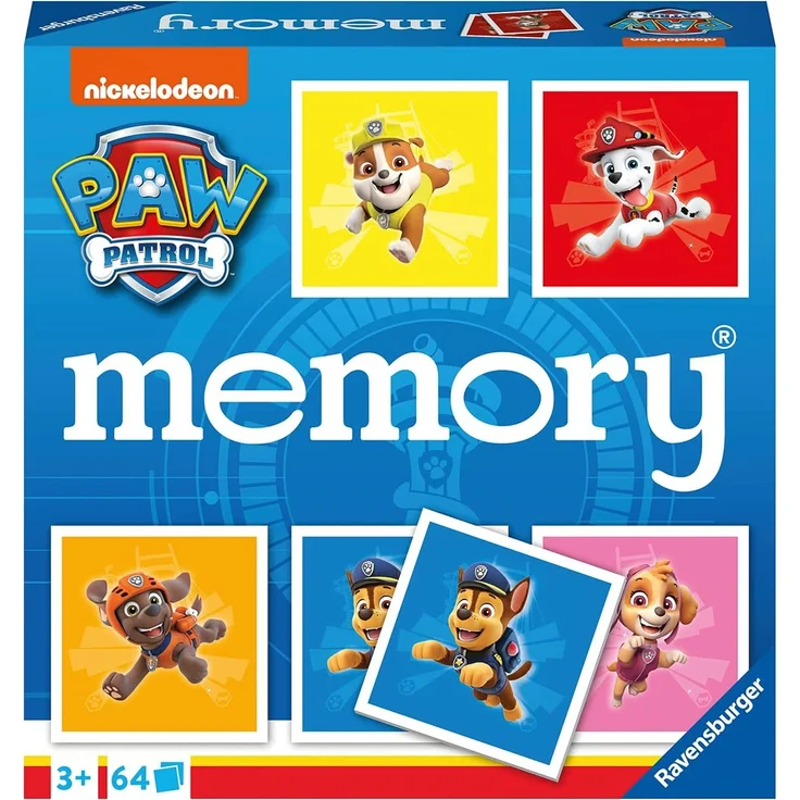 Ravensburger - 20887 - Paw Patrol memory®, der Spieleklassiker für alle Fans der TV-Serie Paw Patrol, Merkspiel für 2-8 Spieler ab 3 Jahren - Preisvergleich – Bild 2