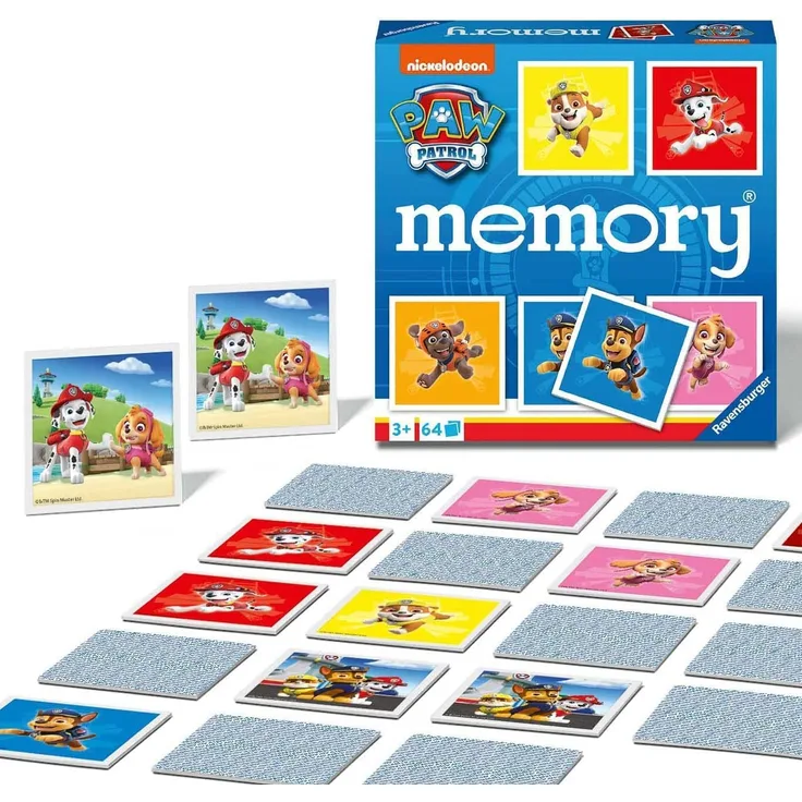 Ravensburger - 20887 - Paw Patrol memory®, der Spieleklassiker für alle Fans der TV-Serie Paw Patrol, Merkspiel für 2-8 Spieler ab 3 Jahren - Preisvergleich