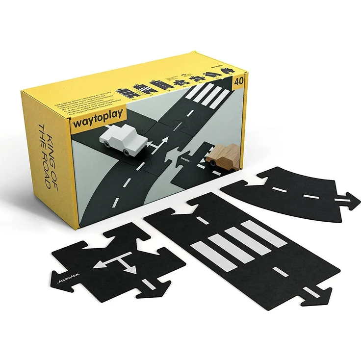 Waytoplay's King of the road. The flexible toyroad, 40 pieces, 648 cm. Made in Europe - Preisvergleich – Bild 1