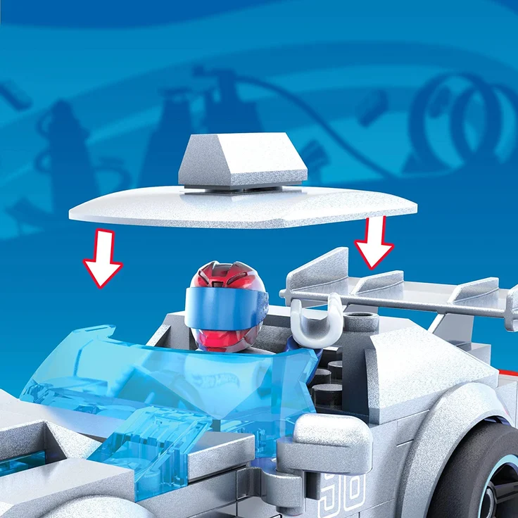 MEGA GVM32 - MEGA Construx + Hot Wheels GT Hunter Fahrzeug zum zusammenbauen, Spielzeug Bauset, für Kinder ab 5 Jahren – Bild 4