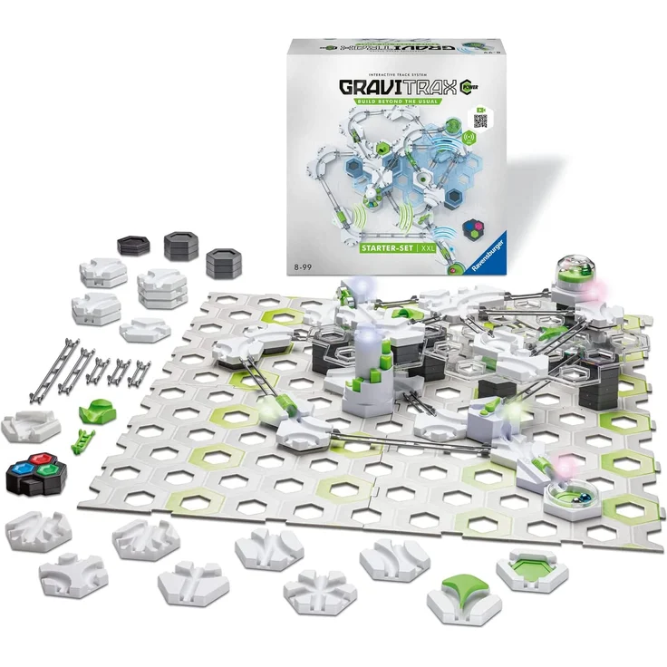 Ravensburger GraviTrax POWER Starter-Set XXL. Interaktives Kugelbahnsystem mit allen verfügbaren, elektronischen Elementen, für Kinder ab 8 Jahren. Kombinierbar mit allen GraviTrax Produkten & -linien – Bild 2
