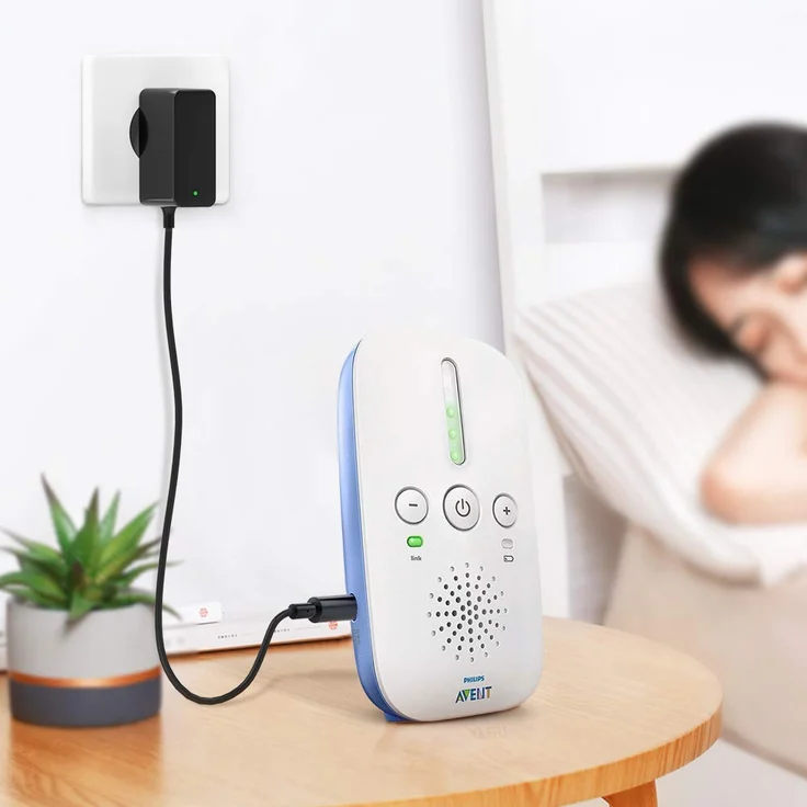 BENSN Philips Avent Babyphone Ladekabel, Netzteil 6V 2A 500mA Ladegerät Ersetz für SCD501/00, SCD603, SCD600, SCD723/26, SCD560, DECT Babyphone Baby Einheit, SCD505 Eltern und Baby Einheit Ladekabel – Bild 2