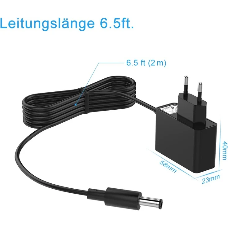 BENSN Philips Avent Babyphone Ladekabel, Netzteil 6V 2A 500mA Ladegerät Ersetz für SCD501/00, SCD603, SCD600, SCD723/26, SCD560, DECT Babyphone Baby Einheit, SCD505 Eltern und Baby Einheit Ladekabel – Bild 7