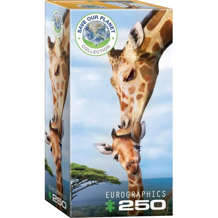 Eurographics 8251-0294 - Giraffenmutterkuss , Puzzle, 250 Teile