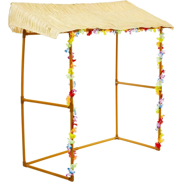 Amscan hütte Tiki Bar 52 x 132 cm Kunststoff/Papier hellbraun