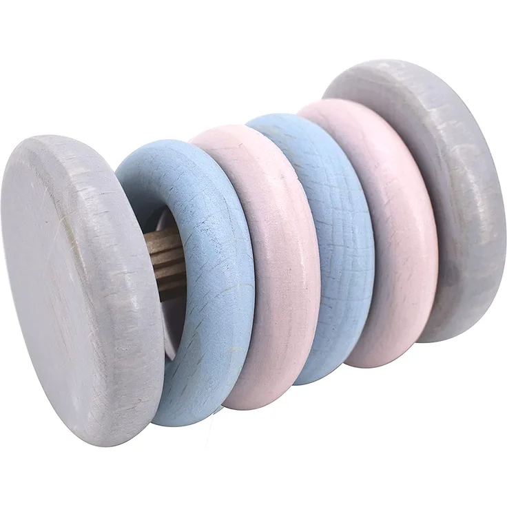 Voggenreiter Klapper-Rassel Tac-Tac (blau/rosa)