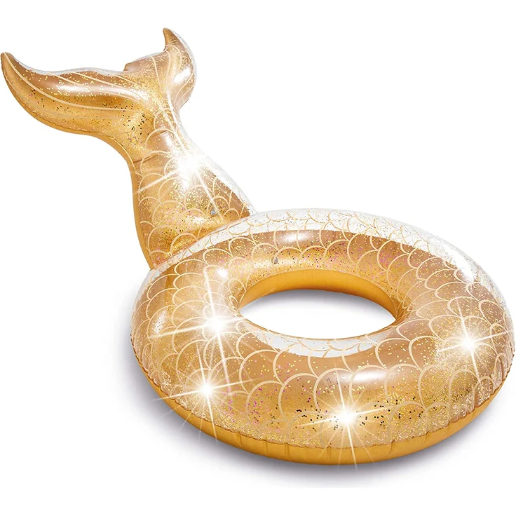 Intex schwimmband Meerjungfrau 147 x 107 x 79 cm Vinyl-Gold – Bild 1