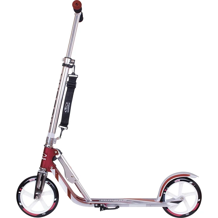 HUDORA 14764 'BigWheel 205' Scooter, ab 6 Jahren, höhenverstellbar bis 104 cm, klappbar, max. belastbar bis 100 kg, magenta/silber – Bild 2