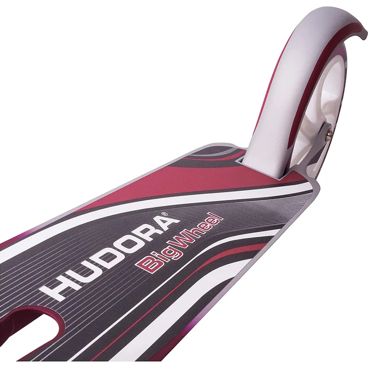 HUDORA 14764 'BigWheel 205' Scooter, ab 6 Jahren, höhenverstellbar bis 104 cm, klappbar, max. belastbar bis 100 kg, magenta/silber – Bild 4