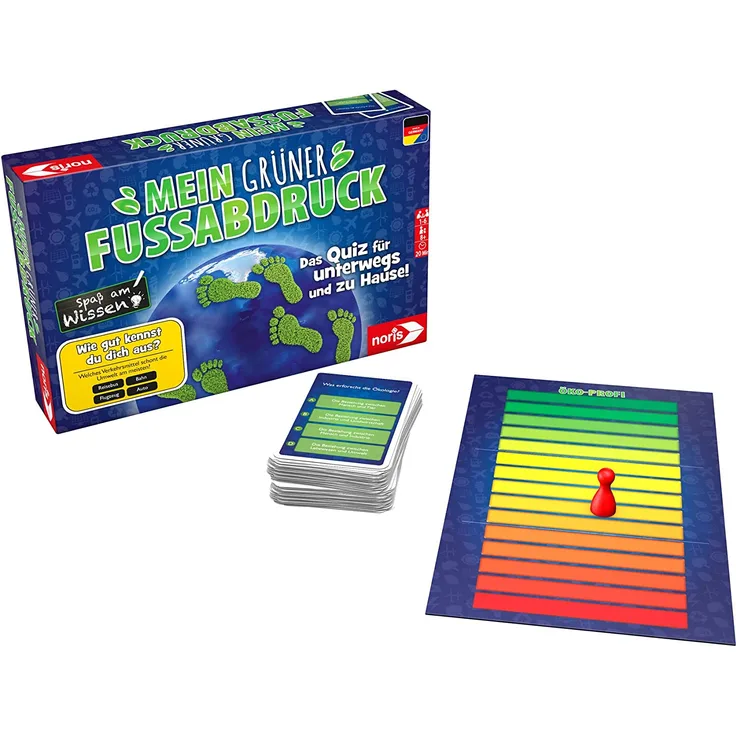 Mein grüner Fußabdruck - Kinderquiz – für unterwegs und zu Hause