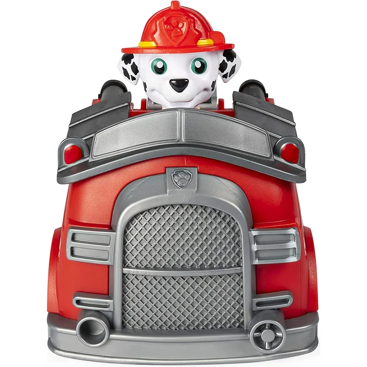 PAW Patrol 6054195 Ferngesteuertes Feuerwehrauto mit Marshall Figur, RC Fahrzeug in rot – Bild 7