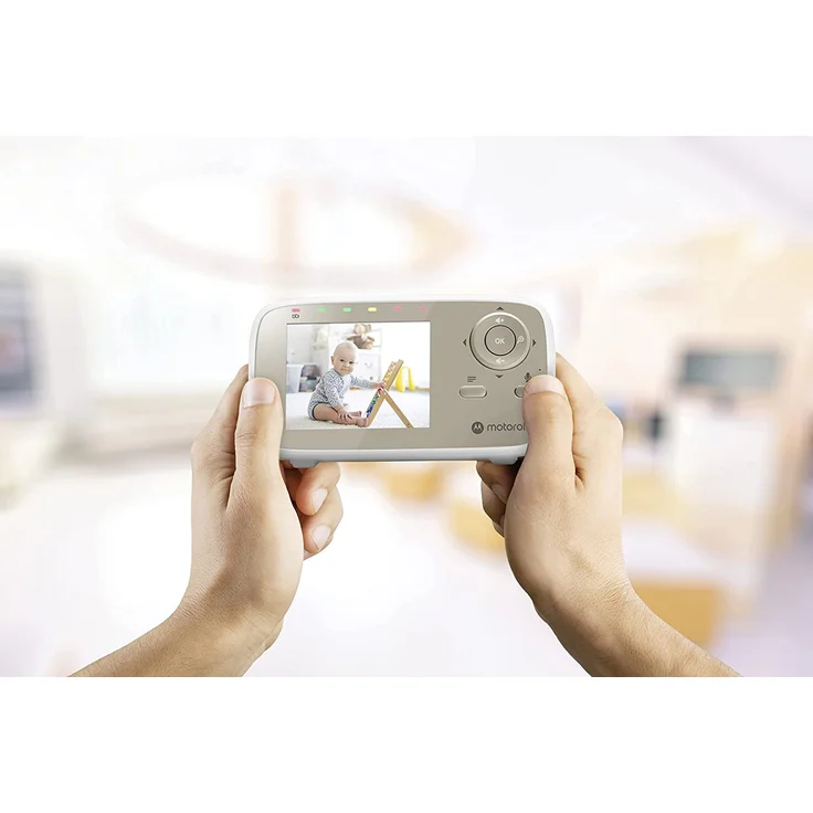 Motorola 'MBP483-G' Video-Baby, 300 m Reichweite, 2,8" Farbdisplay, mit Kamera – Bild 3