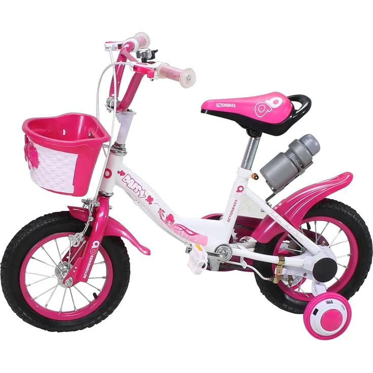 Actionbikes Kinderfahrrad Daisy 12 Zoll Kinder Fahrrad Kinderrad Stützräder Korb – Bild 9