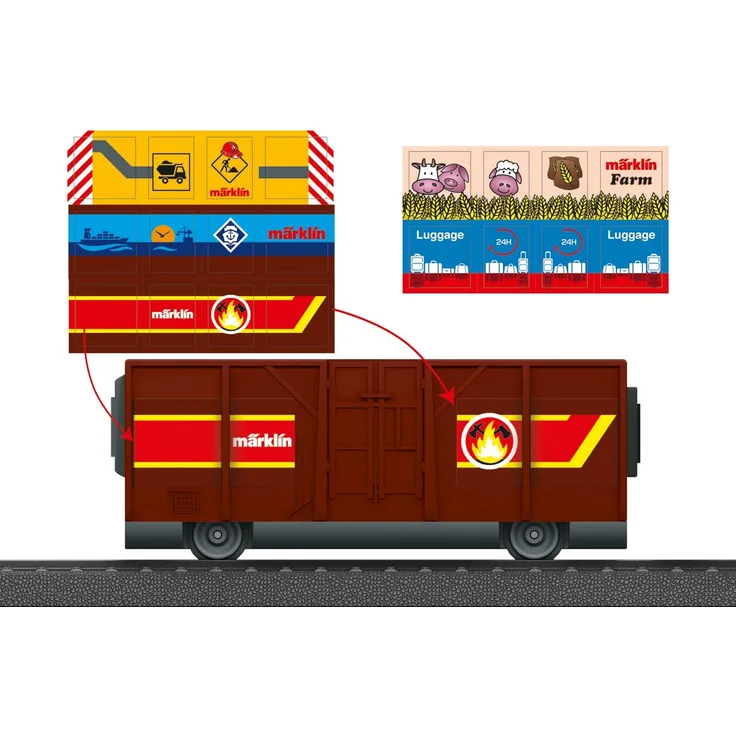 Off. Gterwagen m. Sticker
