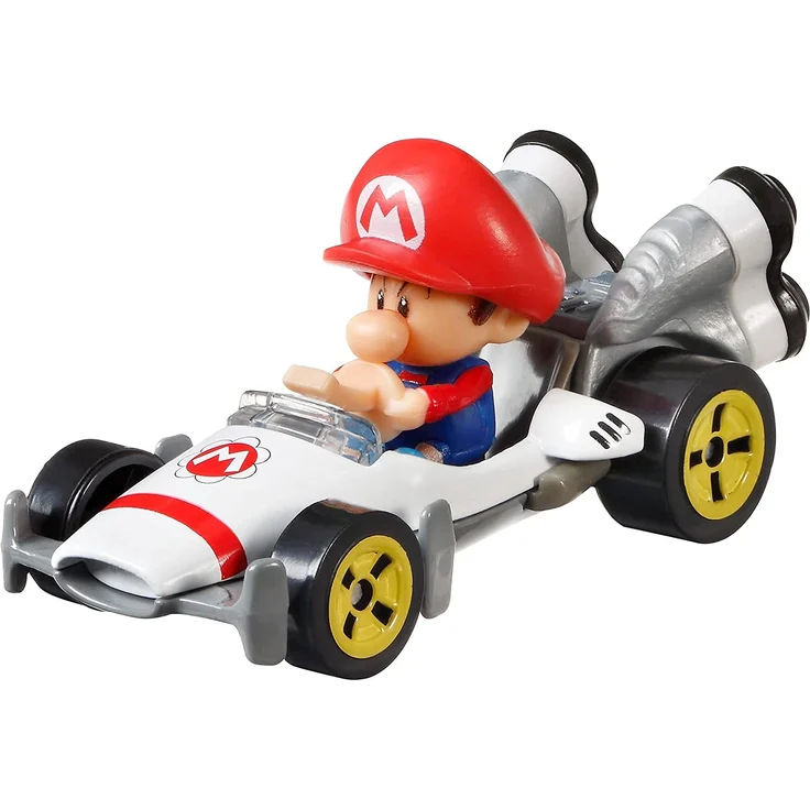 Mattel Hot Wheels Mario Kart 1:64 Die-Cast Baby Mario – Bild 1