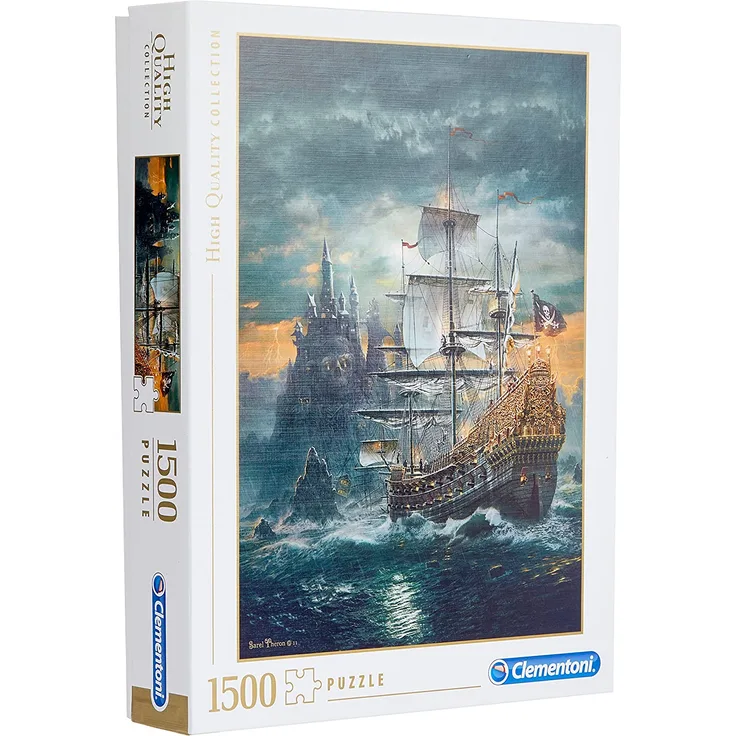 Clementoni 31682.3 - Puzzle "High Quality Kollektion - Das Piratenschiff", 1500 Teile