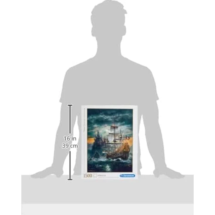 Clementoni 31682.3 - Puzzle "High Quality Kollektion - Das Piratenschiff", 1500 Teile – Bild 7