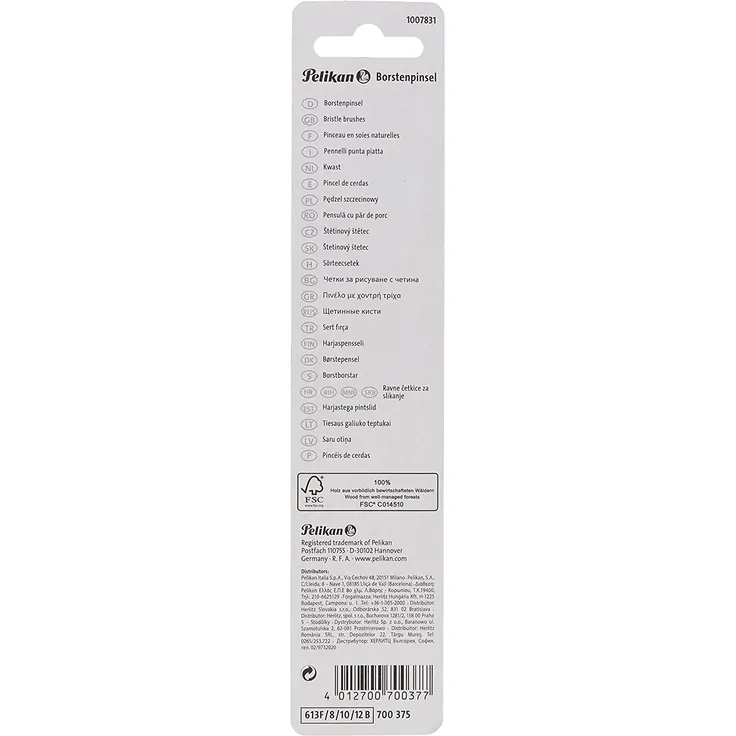 Pelikan Borstenpinsel S613F/8/10/12 – Bild 3