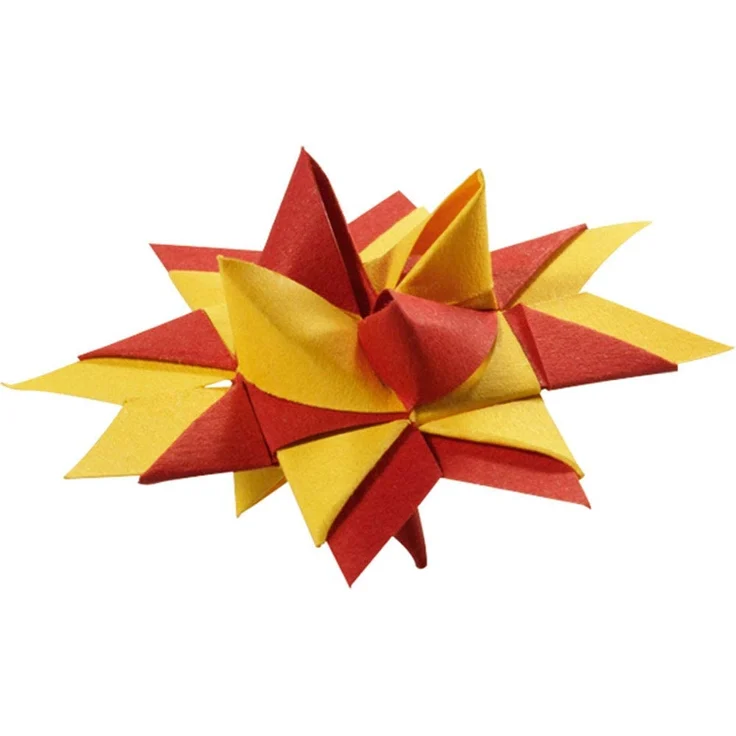 folia 1295 - Papierstreifen für Fröbelsterne Ganzjahr, 100 Streifen in Ganzjahresfarben sortiert – Bild 2