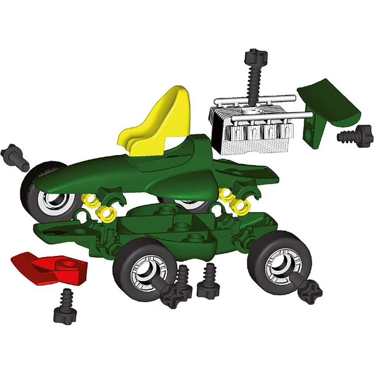 Theo Klein 8395 Werkzeugkoffer-Set Bosch Grand Prix mit Ixolino-Akkuschrauber I Schraubbarer Rennwagen I Maße: 32 cm x 26 cm x 9 cm I Spielzeug für Kinder ab 3 Jahren - Preisvergleich – Bild 5