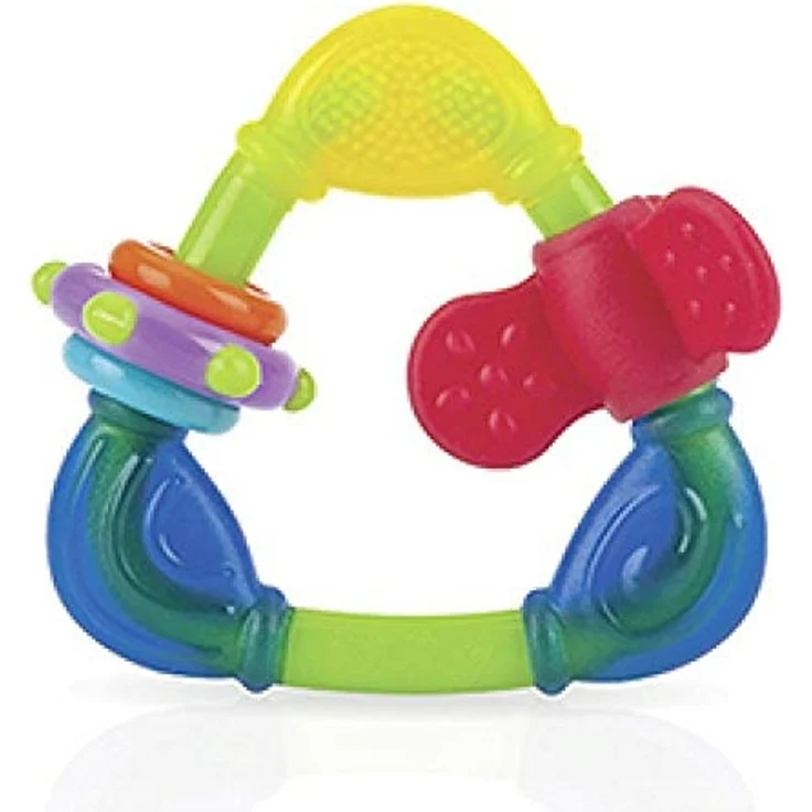 Nuby 006649 Spin N ' Teethe Beißring, mehrfarbig – Bild 6