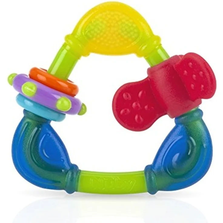 Nuby 006649 Spin N ' Teethe Beißring, mehrfarbig – Bild 7