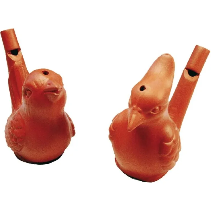 Vogelwasserpfeife aus Ton - mit Wasser füllbar (Preis pro Stück)