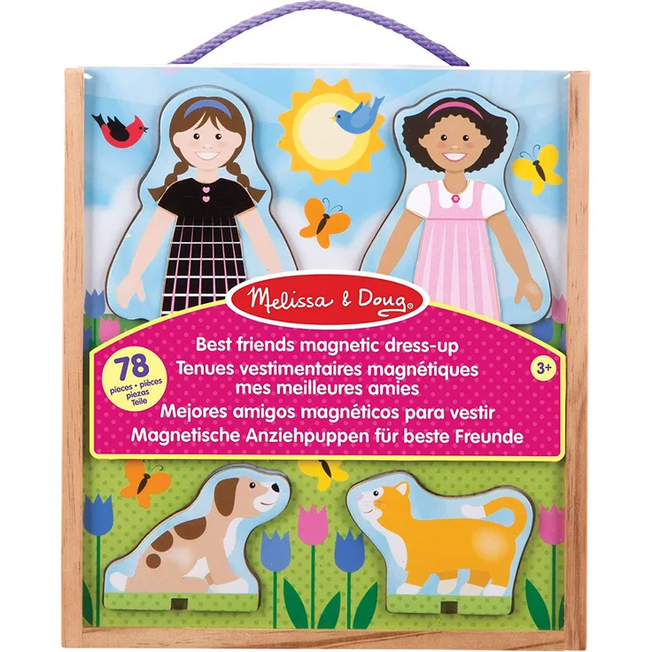 Melissa & Doug magnetische Verkleidung der besten Freunden | Fantasiespiel | magnetisches Fantasiespielset | 3+ | Geschenk für Jungen oder Mädchen