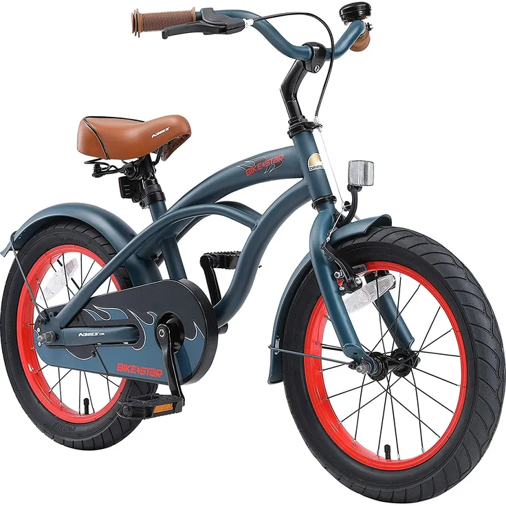 Kinderfahrrad Bikestar 16 Zoll - Deluxe Cruiser Champion Blau