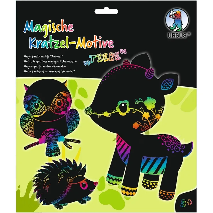 Ursus - Magische Kratzel-Motive - Tiere