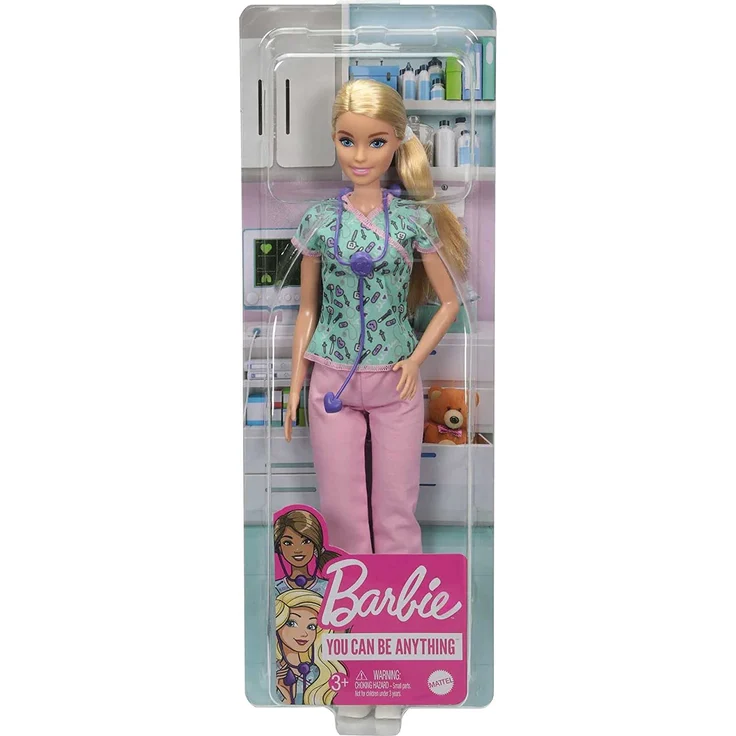 teenager Krankenschwester Puppe Mädchen 30 cm blond/rosa 3-teilig – Bild 5