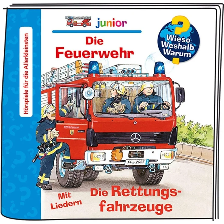 tonies® Hörfigur - Wieso? Weshalb? Warum? junior Die Feuerwehr, Die Rettungsfahrzeuge – Bild 4