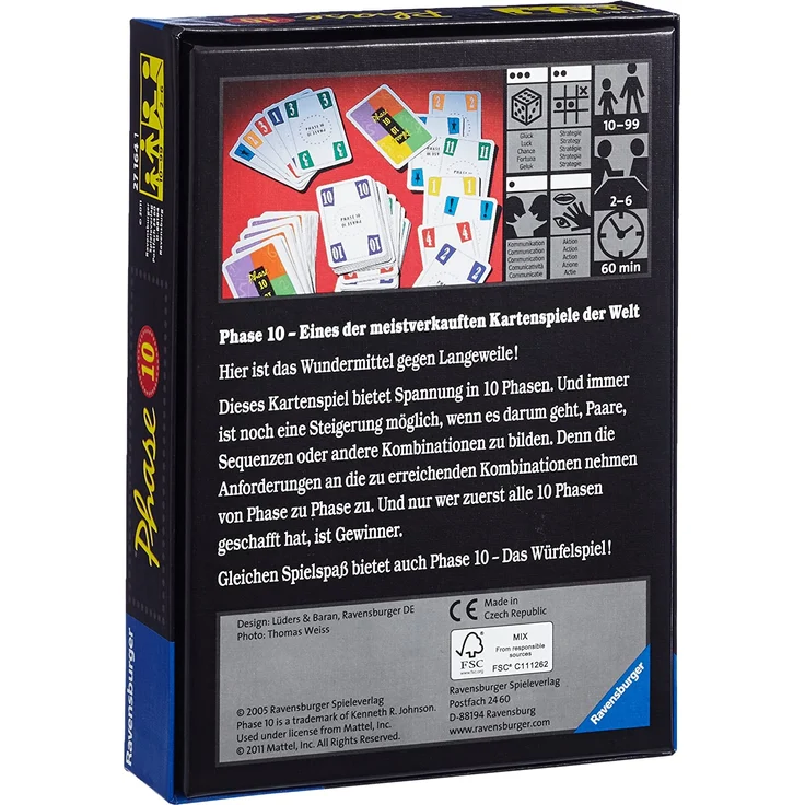 Ravensburger 27164 - Phase 10 - Kartenspiel – Bild 2