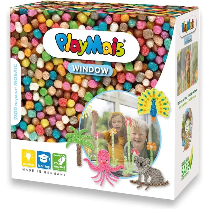 PlayMais® MOSAIC WINDOW Animals