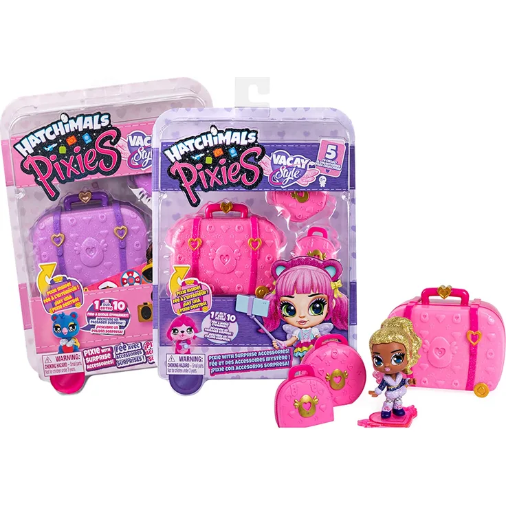 Hatchimals Pixies Vacay Style Sammelpuppe (sortiert, 10 verschiedene Charaktere)