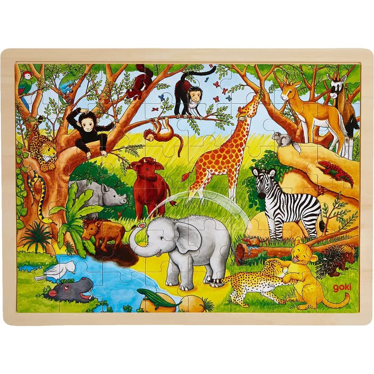 Puzzle Afrika junior Holz 48 Stück