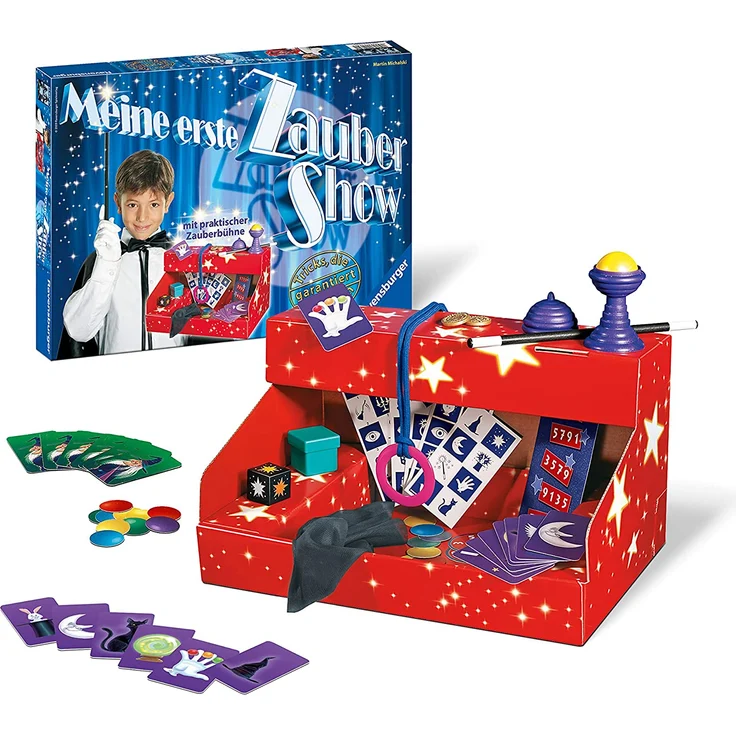 Ravensburger 21939 Meine Erste Zaubershow Zauberkasten Zaubertricks für Einsteiger – Bild 8
