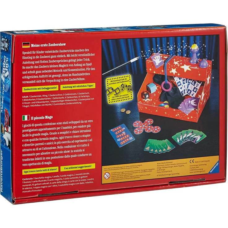 Ravensburger 21939 Meine Erste Zaubershow Zauberkasten Zaubertricks für Einsteiger – Bild 2