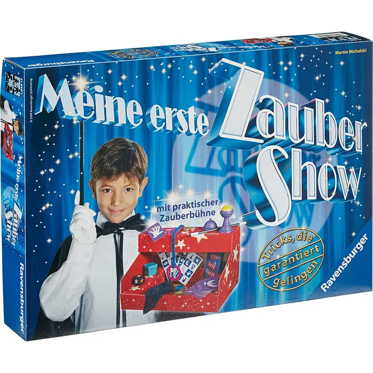 Ravensburger 21939 Meine Erste Zaubershow Zauberkasten Zaubertricks für Einsteiger