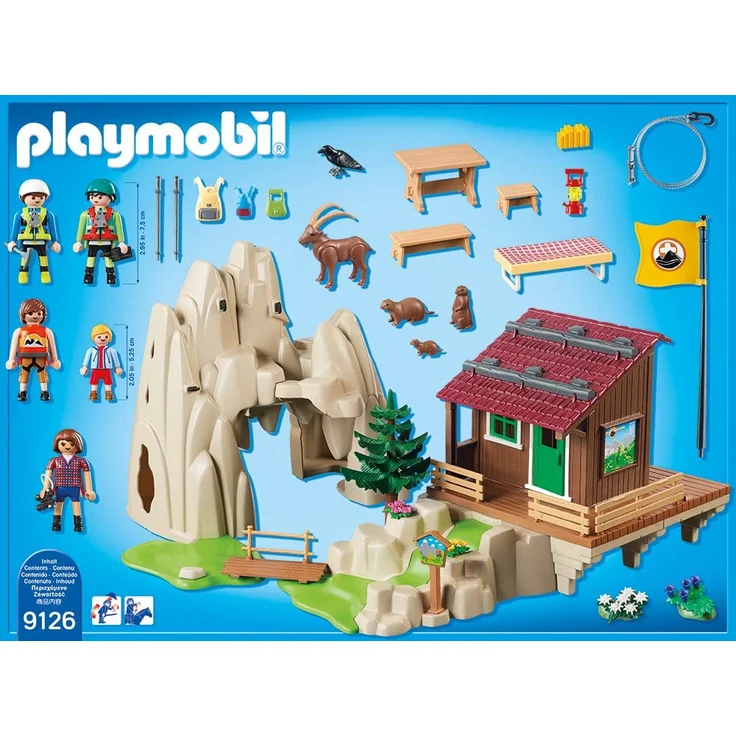 PLAYMOBIL Action Kletterfels mit Berghütte – Bild 3