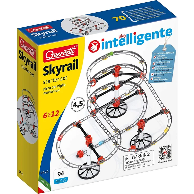 Quercetti achterbahn Starter-Set 4,5 Meter 94-teilig – Bild 1