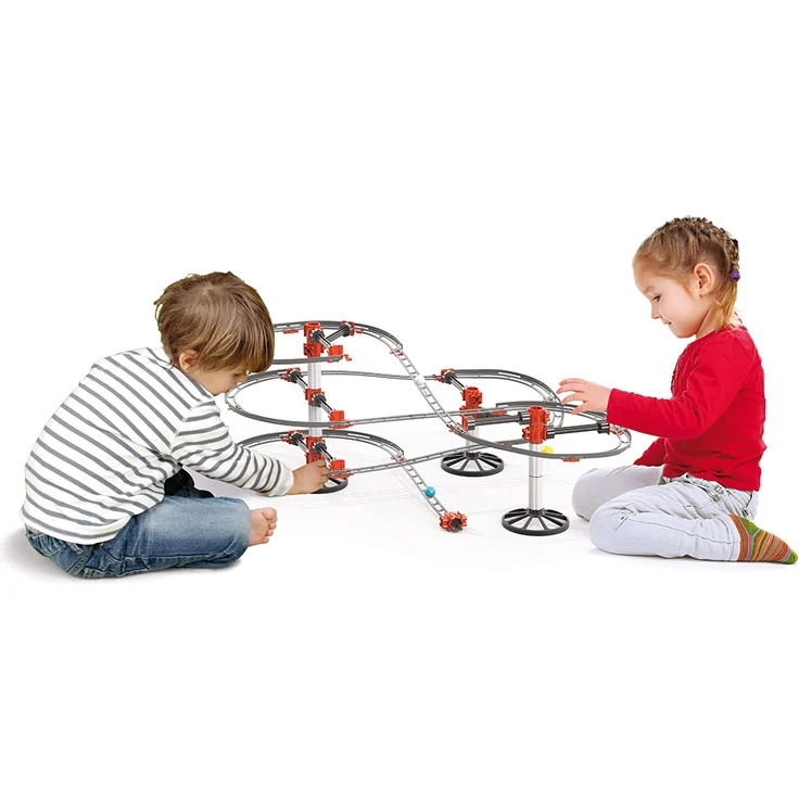 Quercetti achterbahn Starter-Set 4,5 Meter 94-teilig – Bild 3