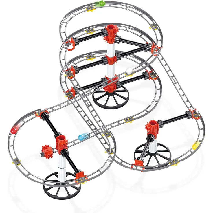 Quercetti achterbahn Starter-Set 4,5 Meter 94-teilig – Bild 2