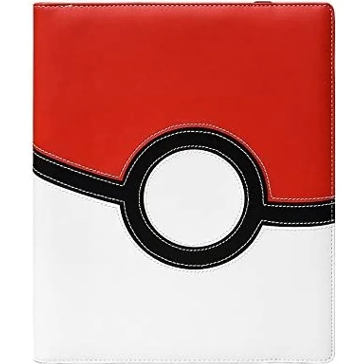 Ultra Pro 074427853167 Pokémon Pokéball 9-Pocket Pro-Binder EX Sammelmappe, Seiten mit à 20 Fächern, Rot / Weiß