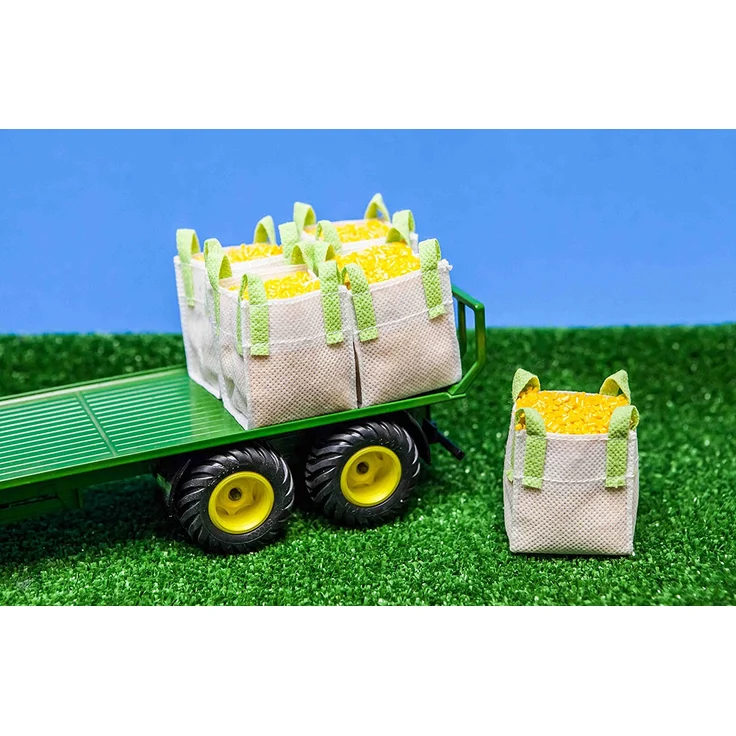 Kids Globe Big Bags (2 Stück, mit Silofüllung, zum Spielen für Kinder, Material Stoff, Größe 4,5x4x5,5 cm) 570036 – Bild 4