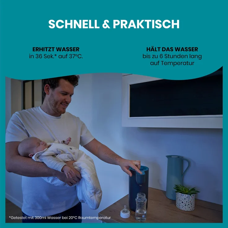 Babymoov Milky Now Flaschenzubereiter Grau – Bild 4