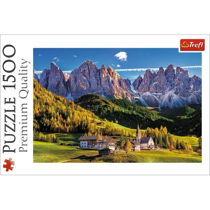 Puzzle 1500el Val di Funes Dolomites Italy 26163 Trefl